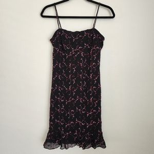 Hourglass Embroidered Mini Dress